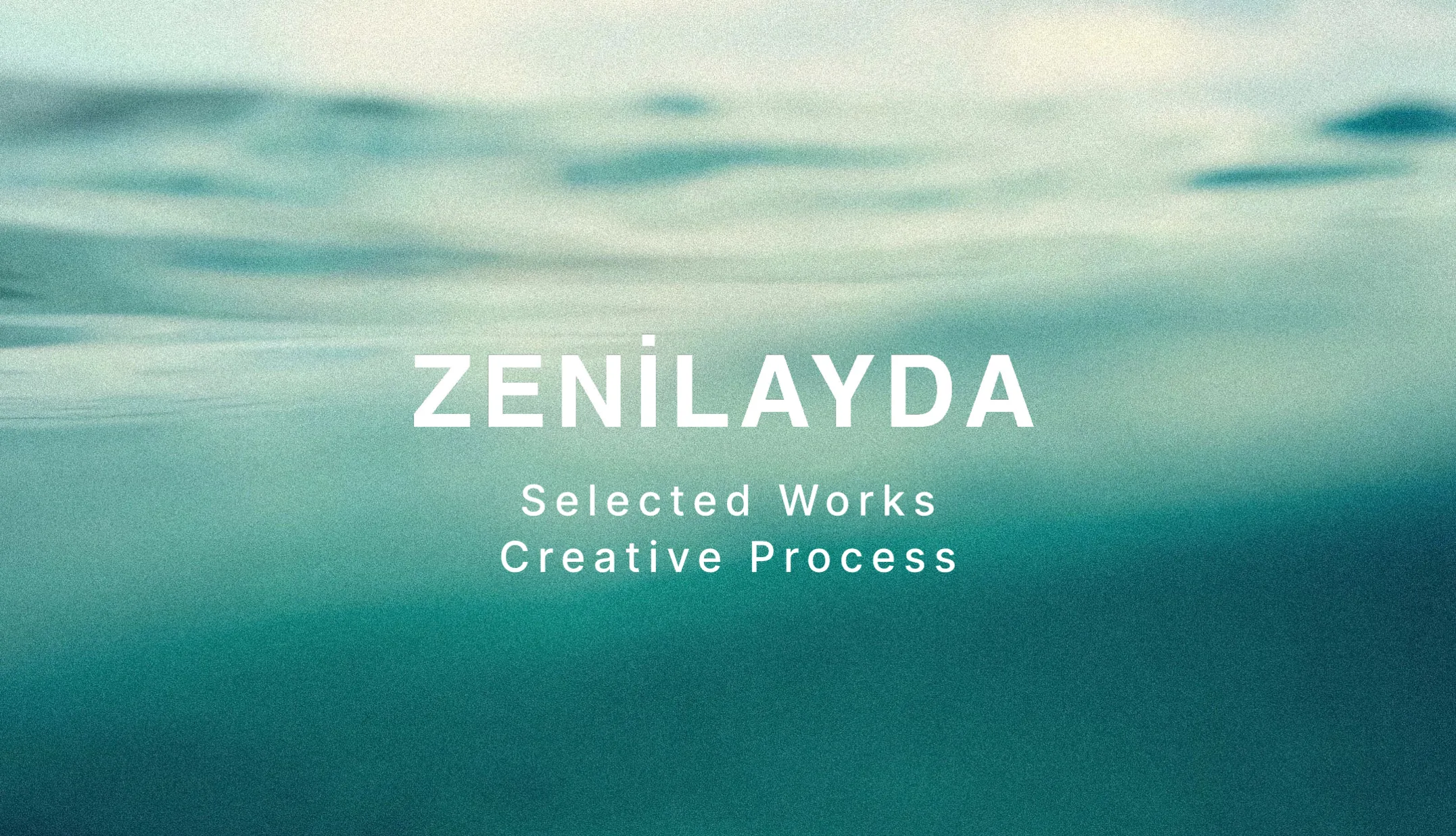 Portfolio — selected works