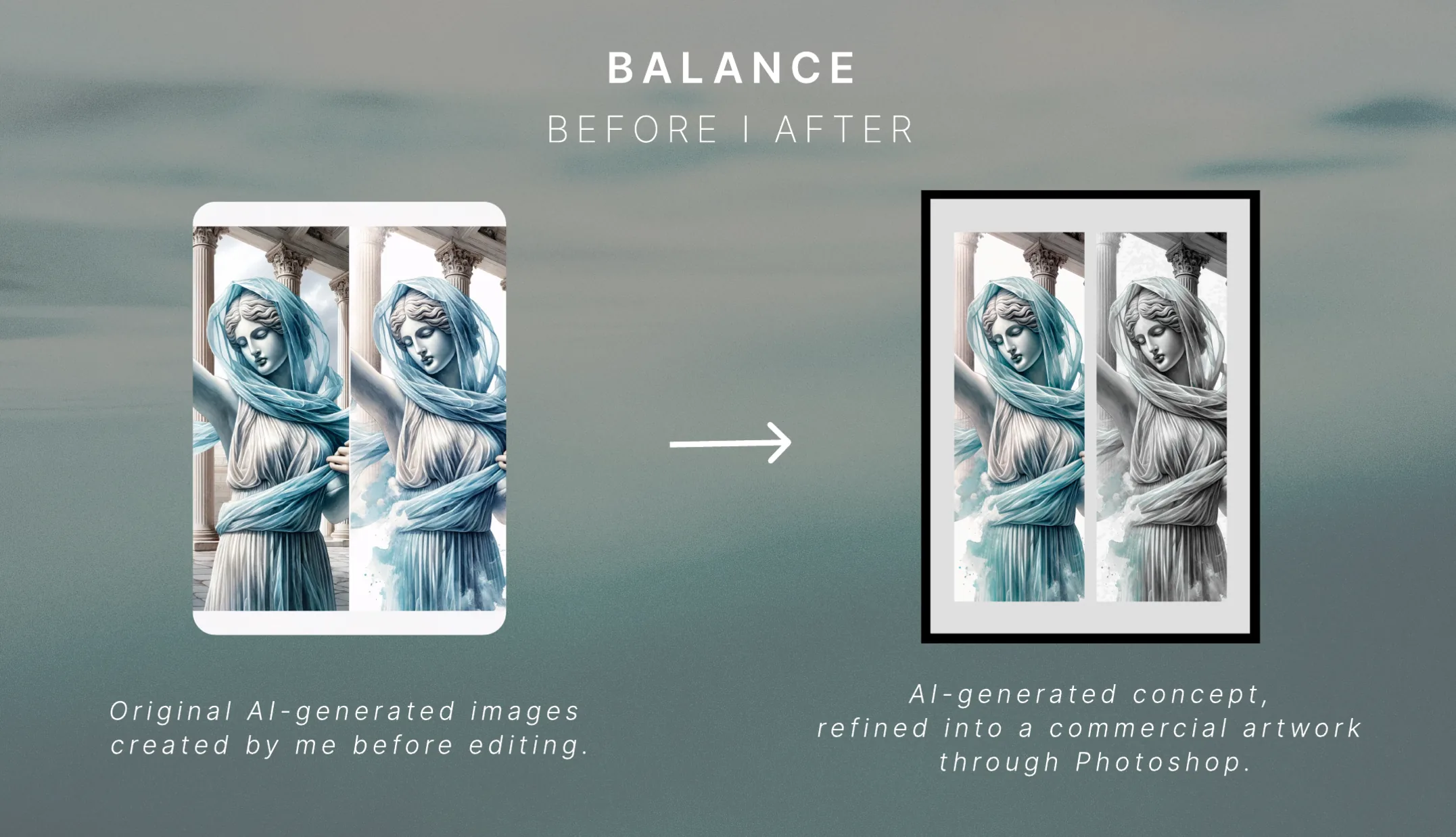 Balance — before & after