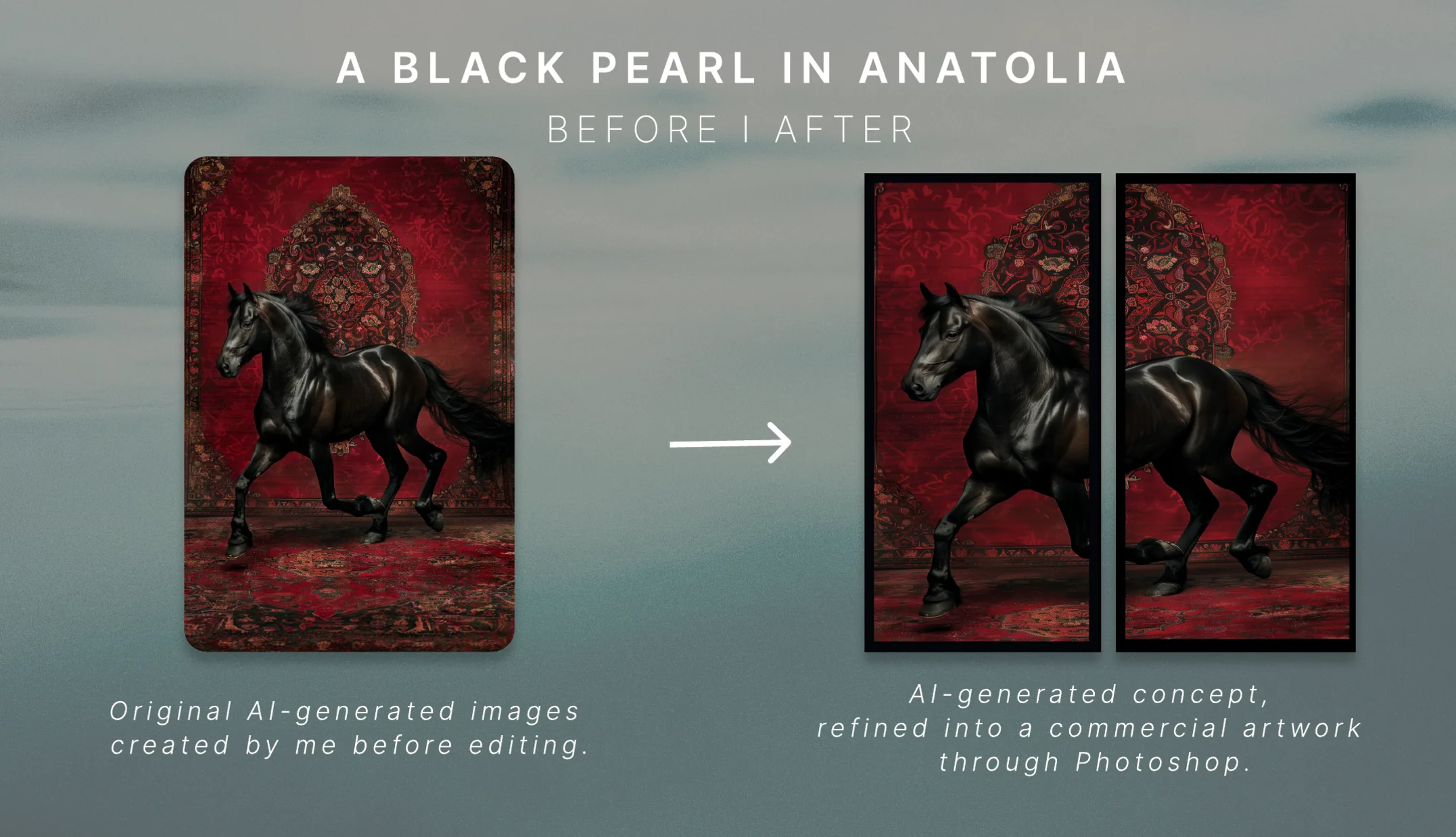 A black pearl in Anatolia — before & after