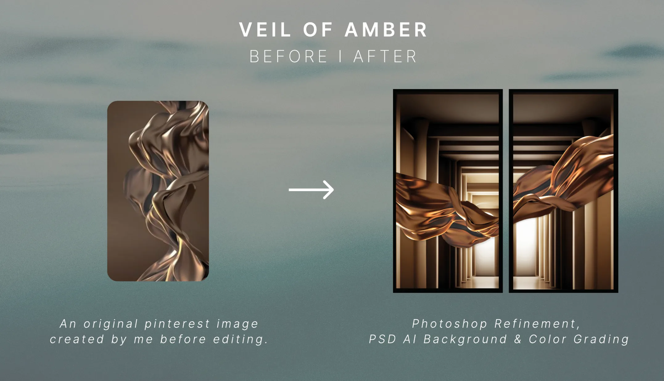 Veil of amber — Photoshop refinement